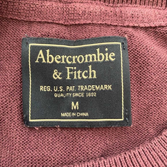 Abercrombie and Fitch Purple Crewneck Sweater - Picture 2 of 3